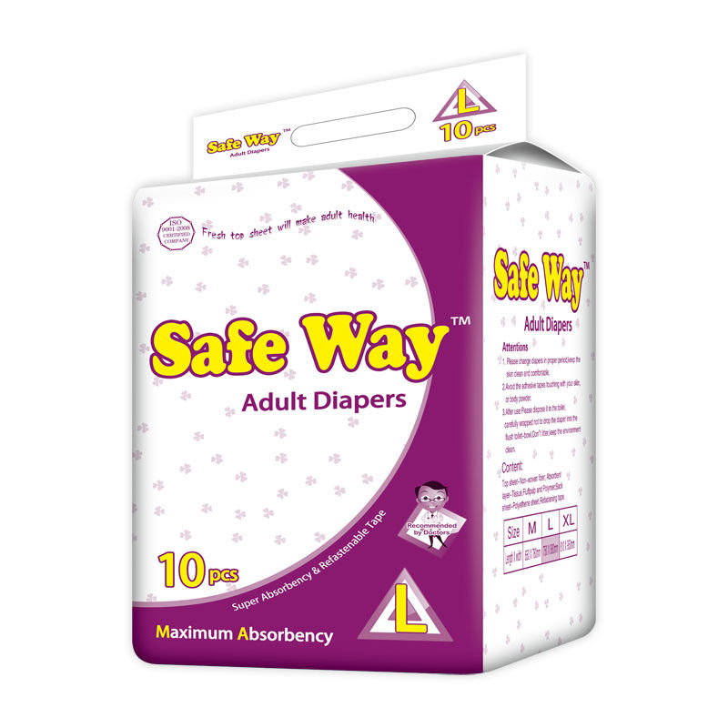 Easy To Wear Unisex Adult Diapers Breathable A grade